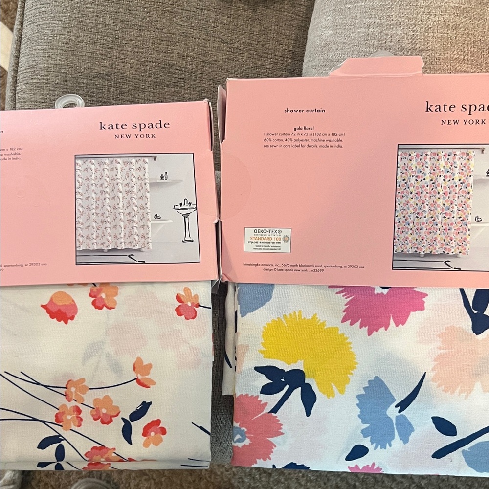 NWT Kate Spade Multicolor Floral Shower Curtains